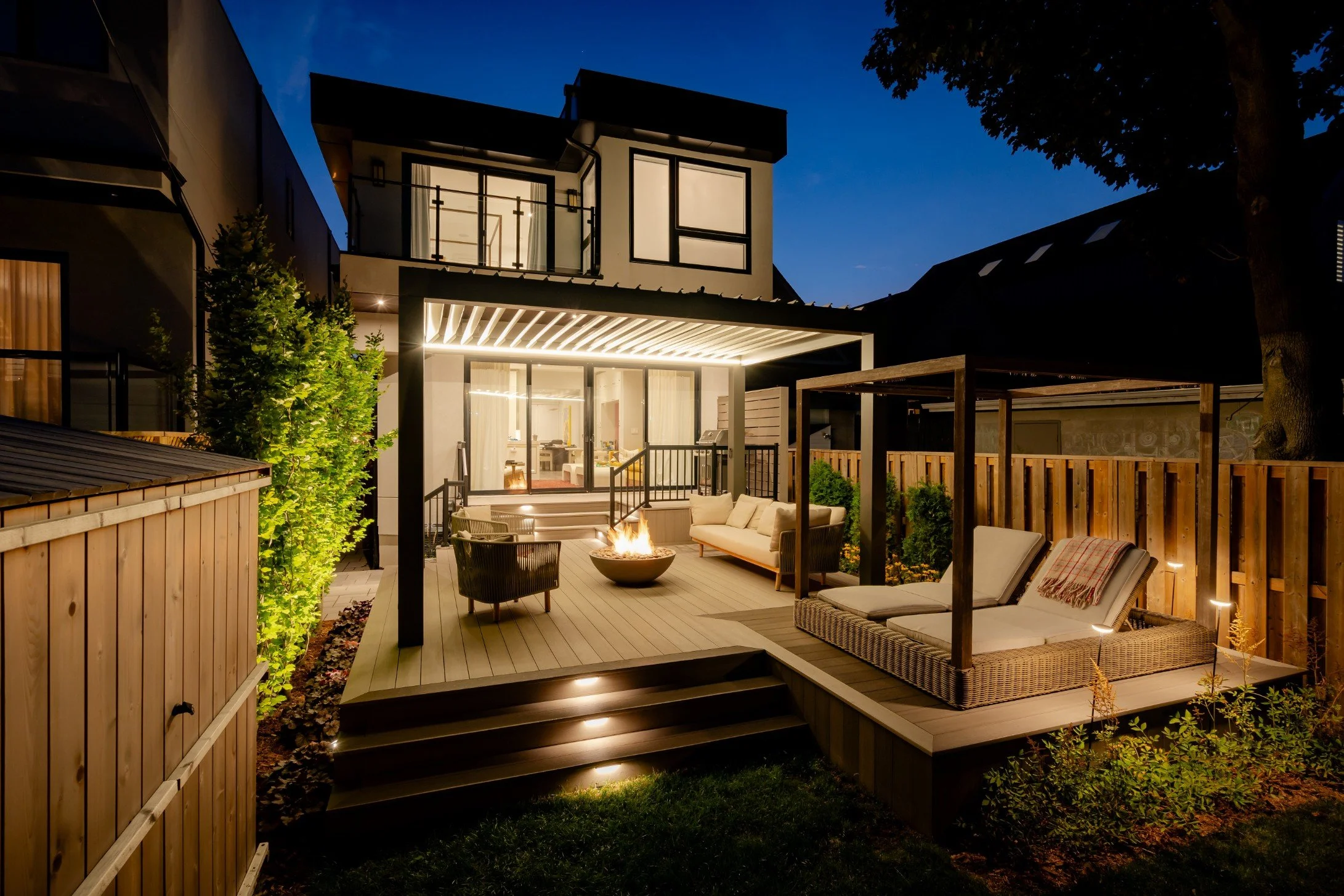 Landscape design process with garden layout planning and carefully selected planting ideas